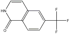 Molecular Structure of 1184916-59-3 (6-(Trifluoromethyl)isoquinolin-1(2H)-one)